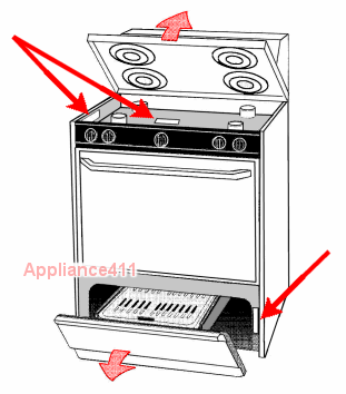 GE Electric Cooktop Disassembly - Cooktop Repair Help 